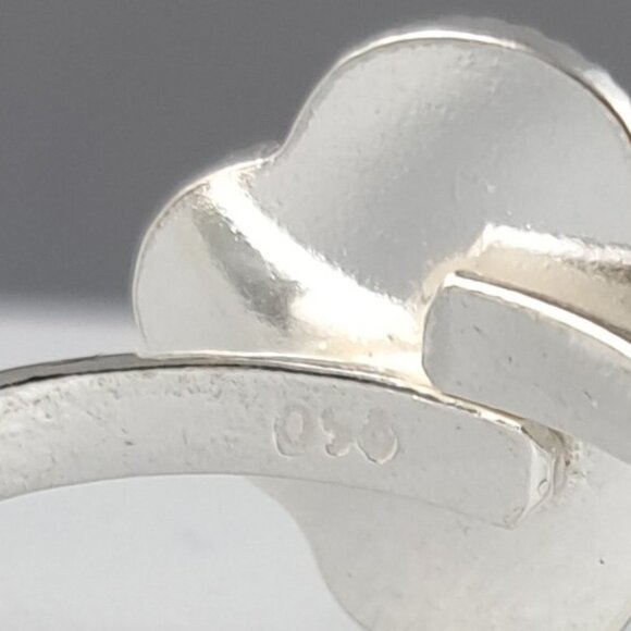 .950 Peruvian Silver Ring - Picture 4 of 4